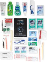 Asom Toiletry Travel Kit, Quality Hygiene Essentials Traveling Toiletries Prefilled Accessories Convenience Set, Tsa Approved Women Carry On Size Clear Toiletry Bag Accessory Kits. - Image 8